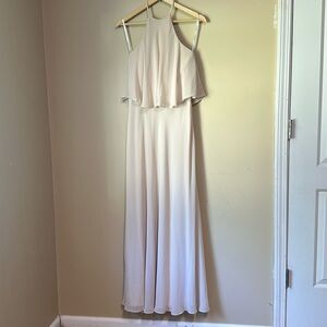 Tan formal dress